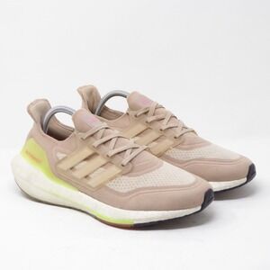 Adidas Ultraboost 21 Primeblue Running Shoes Ash Pearl Dusty Pink Womens Size 10